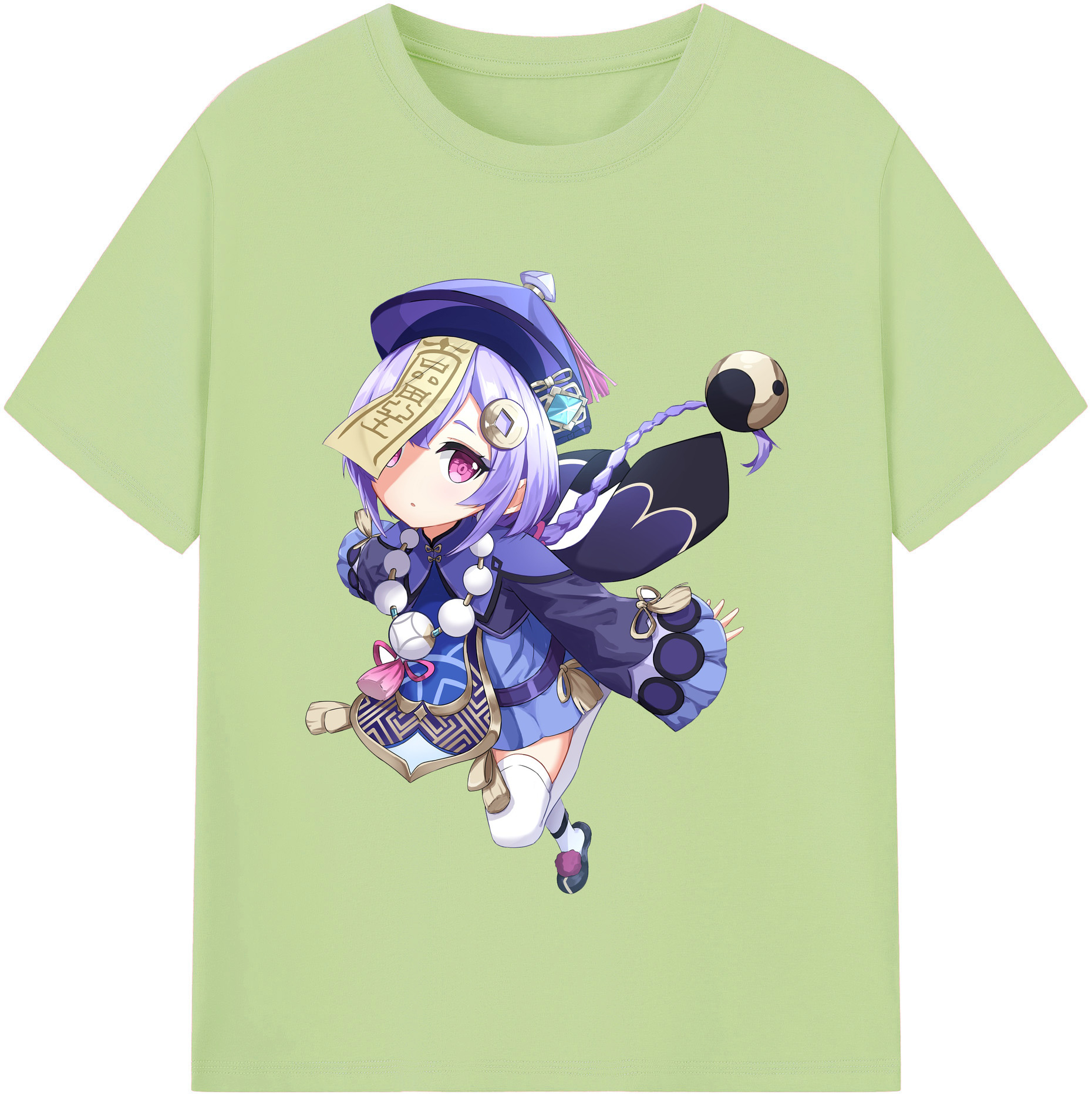 げんし神 七七 なな  genshin Nana 綿100％半袖Tシャツ（フロントプリント）